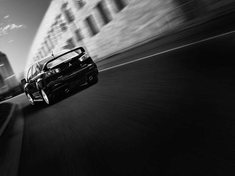 Illustration for article titled Mitsubishi Publishes Black And White Shots Of The 2015 Evo Because Meh